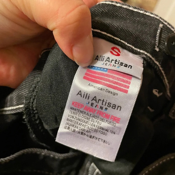 NWOT AILI ARTISAN WOMENS RELAXED FIT CARPENTER JEANS - Picture 4 of 5